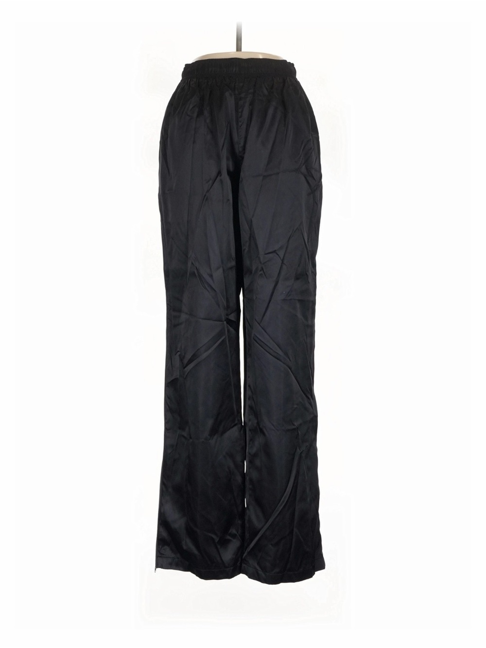 Skims sporty satin wide leg pants black S